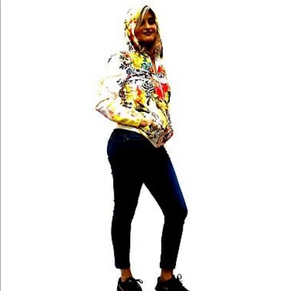 Sport Jacket Tie-dye Pattern Zip DNLA-D23 - Picture 7 of 8